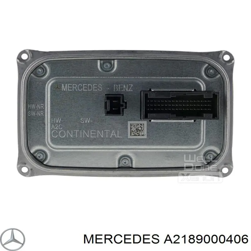 Módulo de control de luces de faros (ECU) A2189000406 Mercedes