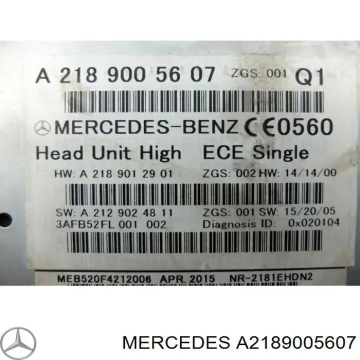 A2189005607 Mercedes