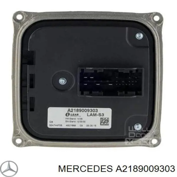 A2189009303 Mercedes unidad de control, iluminación