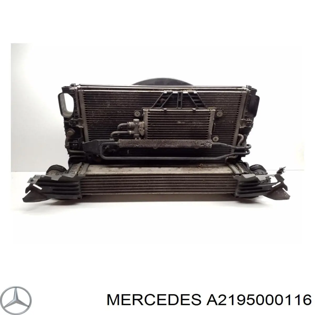 Deflector de aire del radiador Mercedes A2195000116 precio, desde 98,27 EUR