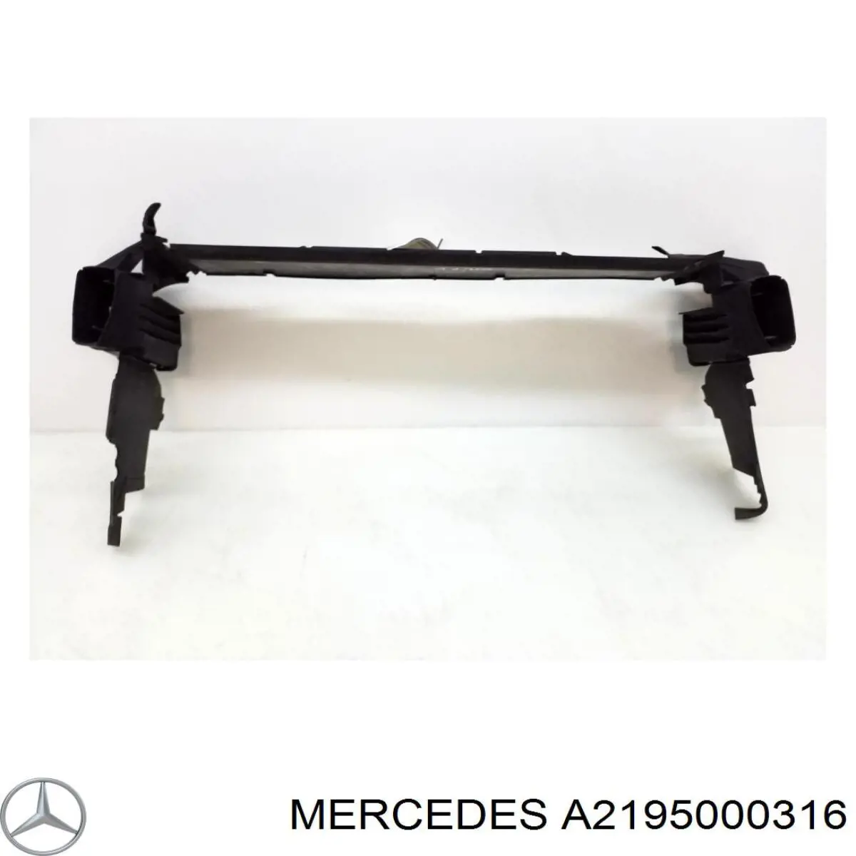 Deflector de aire del radiador Mercedes A2195000316 precio, desde 114,67 EUR