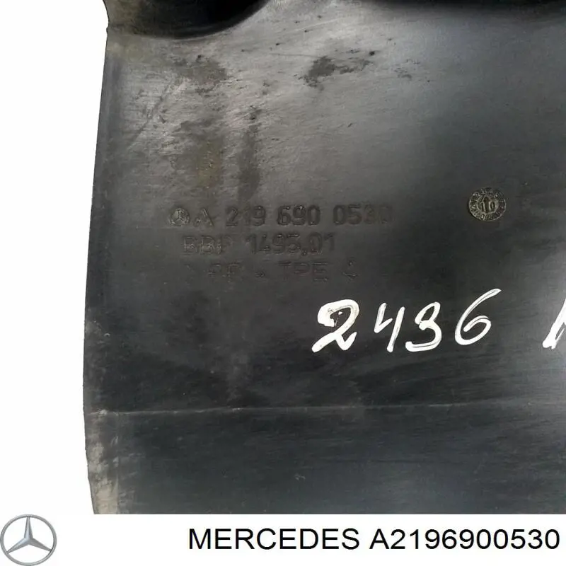 Comprar A2196900530 Mercedes Paso de rueda delantero izquierdo trasero