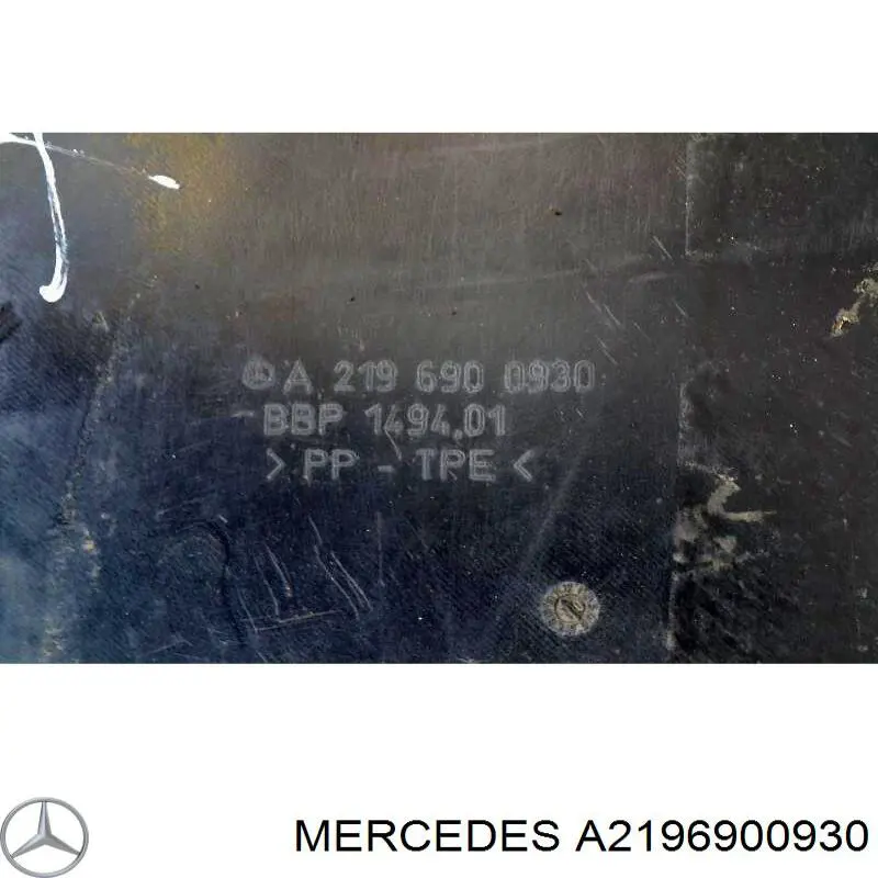 Comprar A2196900930 Mercedes Guardalodos delantero izquierdo