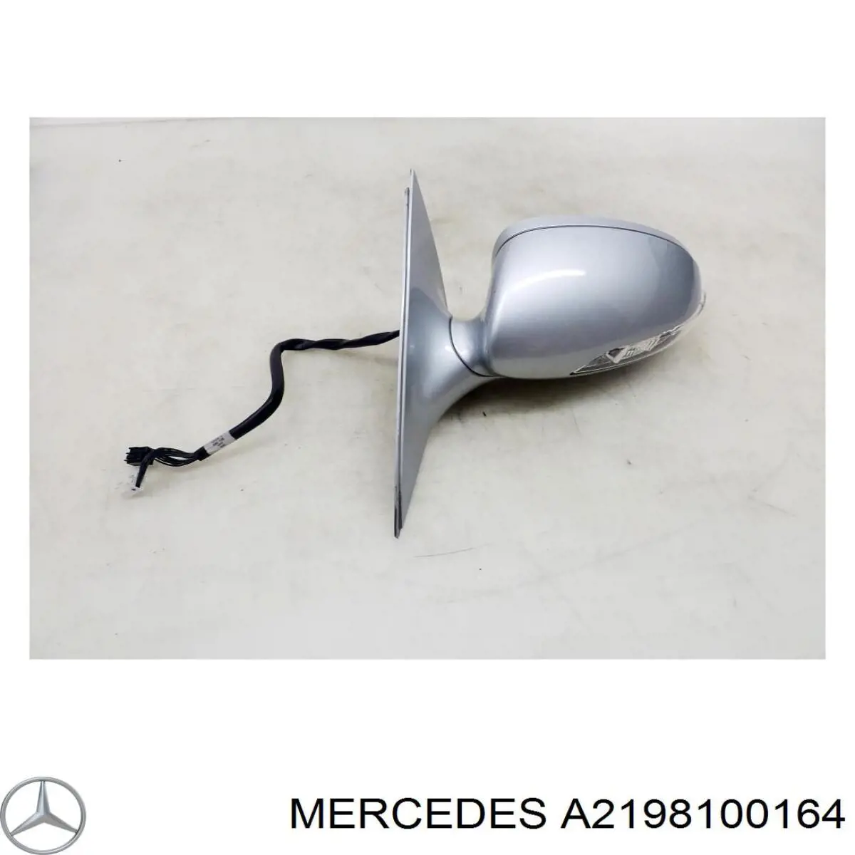 A2198100164 Mercedes cubierta de espejo retrovisor izquierdo
