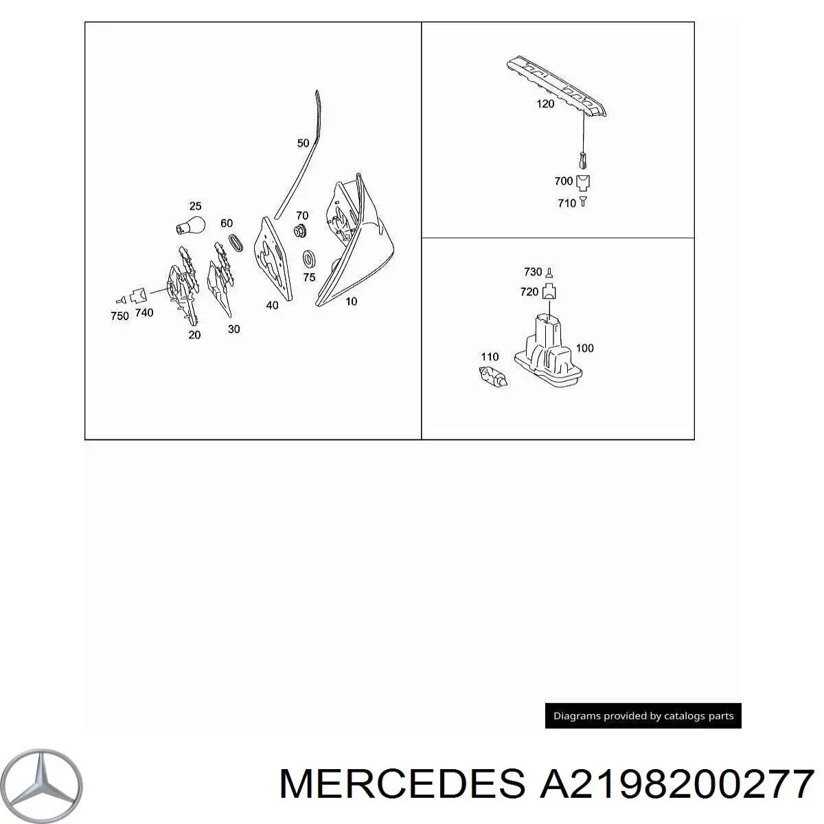  Mercedes A2198200277 precio, desde 121,97 EUR