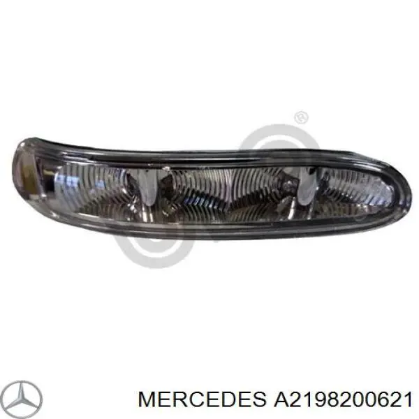 A2198200621 Mercedes luz intermitente de retrovisor exterior derecho