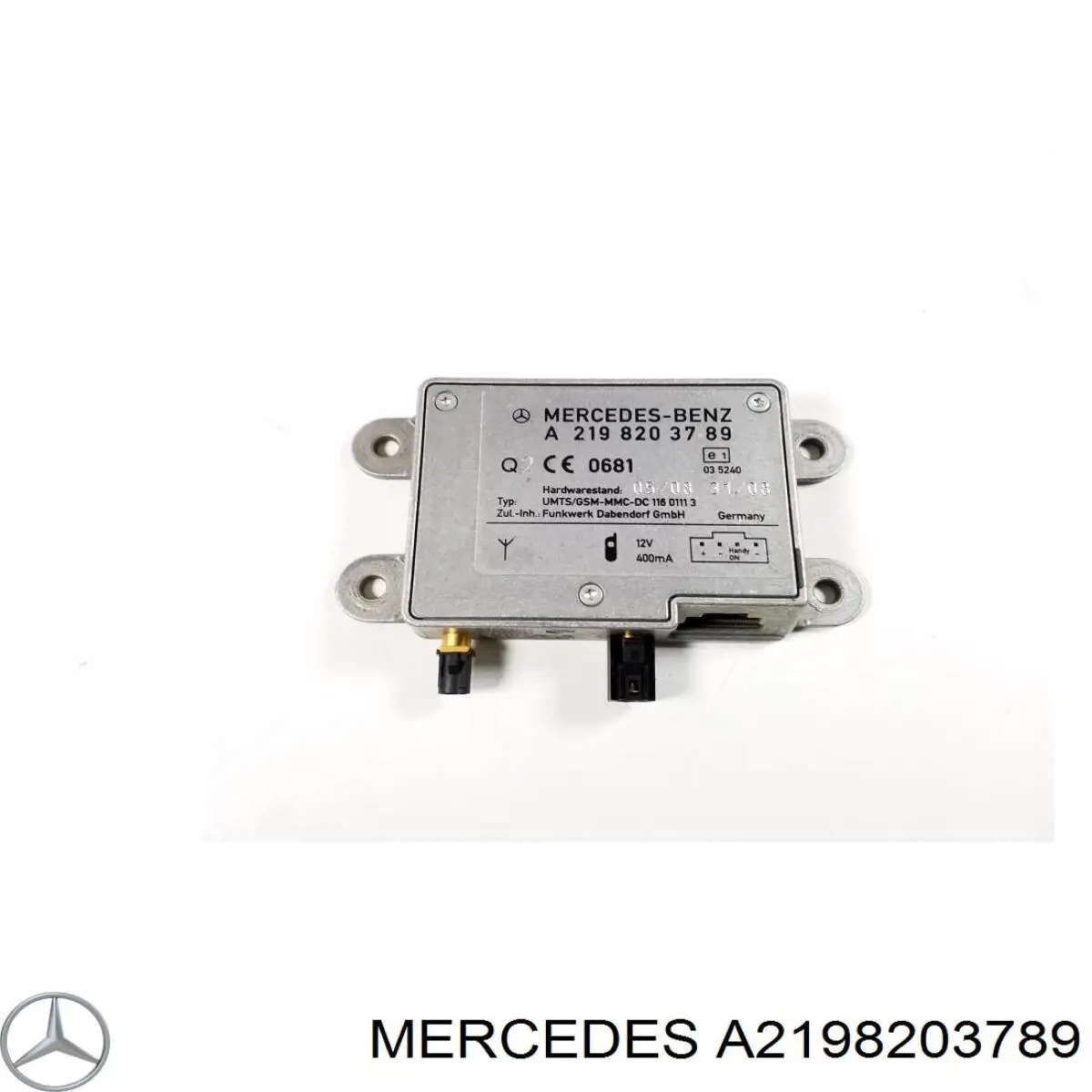 A2198203789 Mercedes amplificador de señal