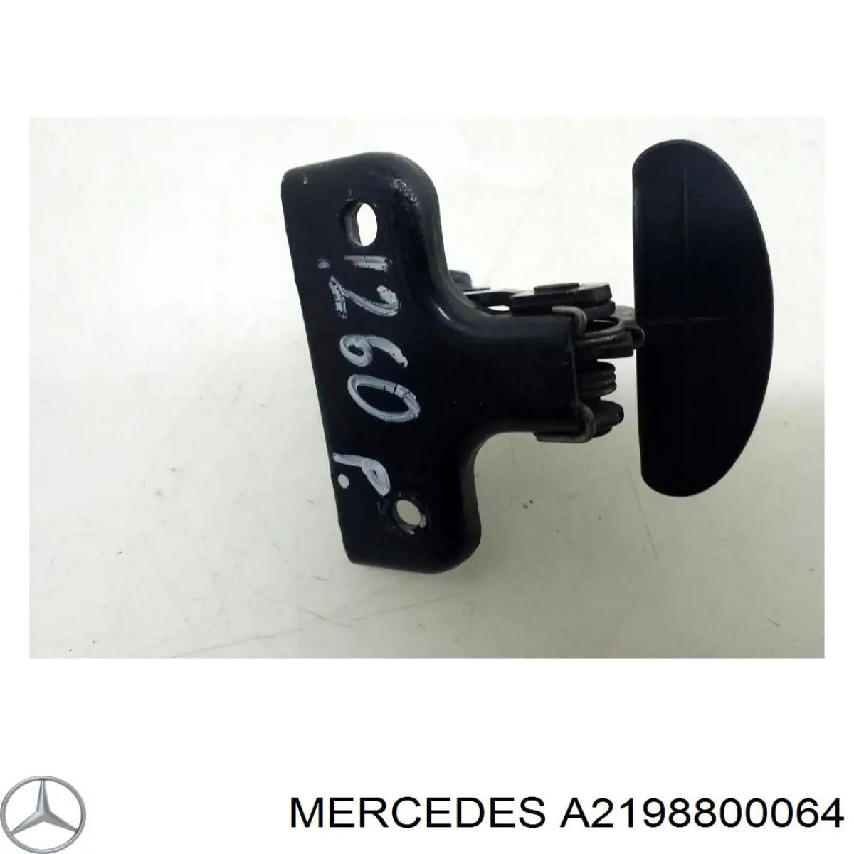 Gancho soporte del capó A2198800064 Mercedes