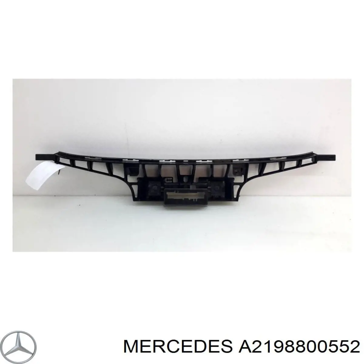 A2198800552 Mercedes Soporte central del parachoques trasero