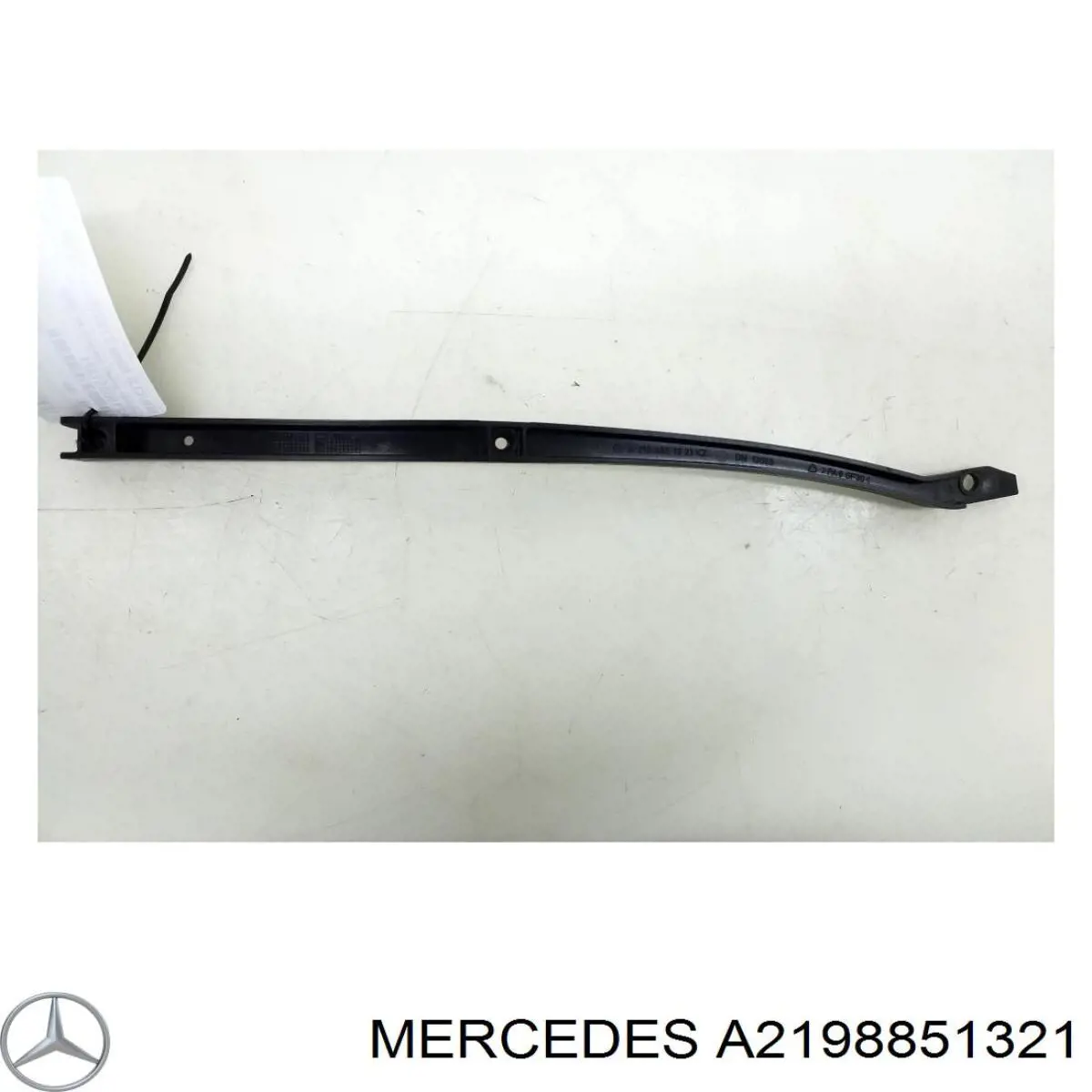 A2198851321 Mercedes Soporte exterior izquierdo del parachoques trasero
