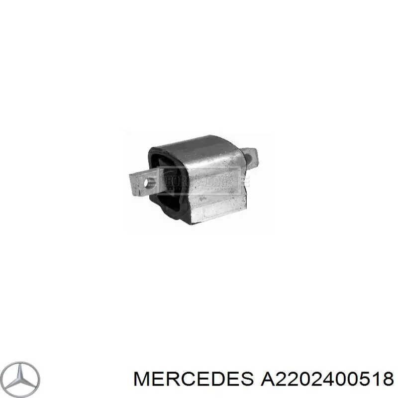 A2202400518 Mercedes montaje de transmision (montaje de caja de cambios)