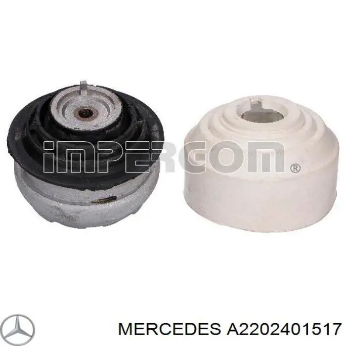 A2202401517 Mercedes soporte de motor derecho