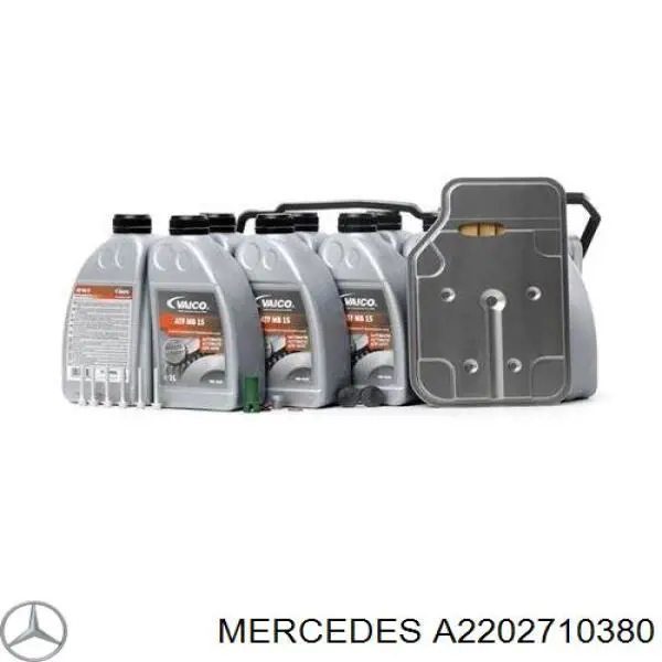 Junta del cárter de aceite de la caja de cambios A2202710380 Mercedes