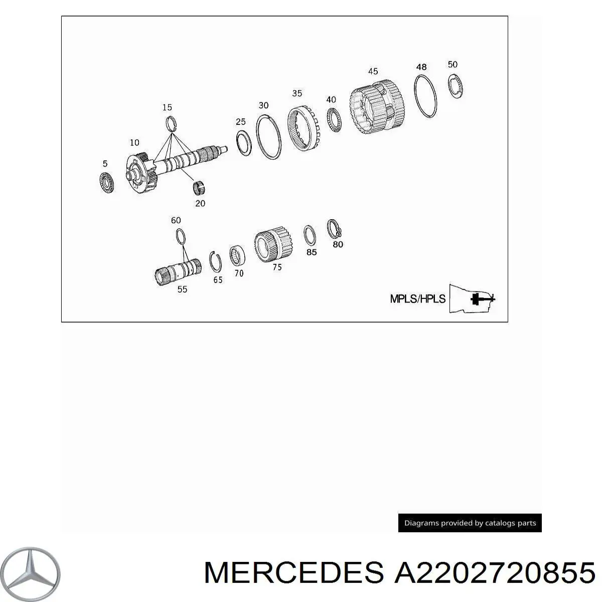 A2202720855 Mercedes