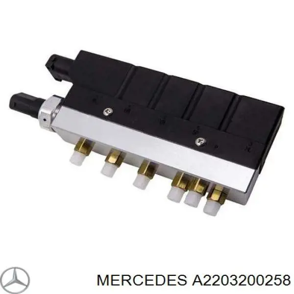 A2203200258 Mercedes válvula de suspensión hidráulica