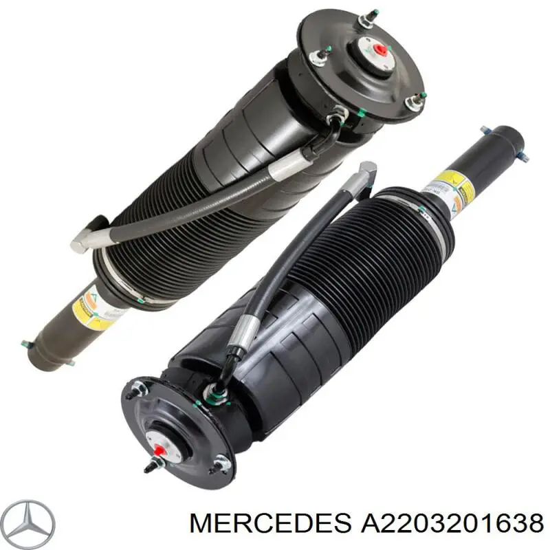 2203201638 Mercedes amortiguador delantero derecho