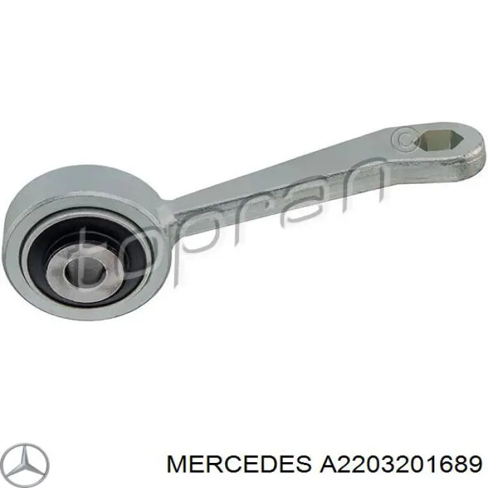 Bieleta estabilizadora delantera izquierda Mercedes A2203201689 precio, desde 25,89 EUR