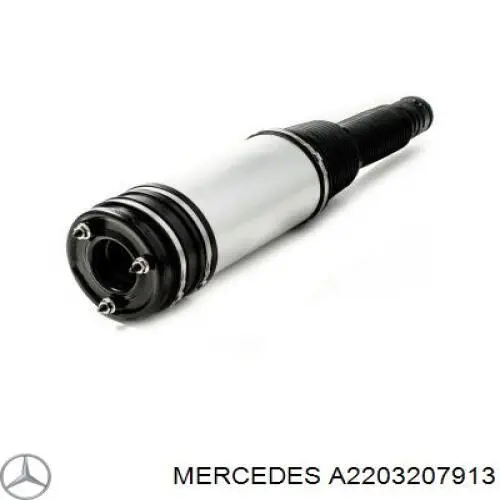 A220320791380 Mercedes muelle neumático, suspensión, eje trasero