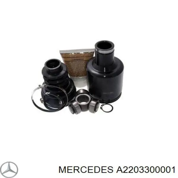 A2203300001 Mercedes árbol de transmisión delantero izquierdo