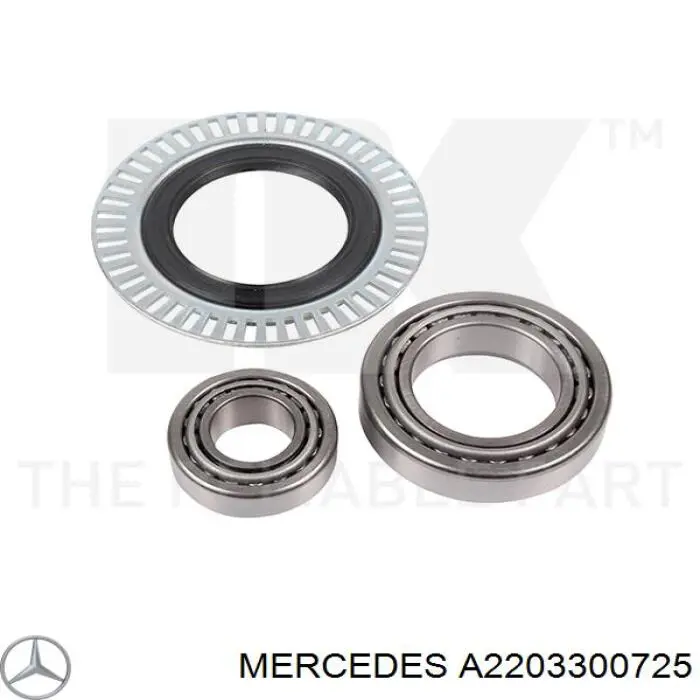 Buje de rueda delantero Mercedes A2203300725 precio, desde 175,13 EUR
