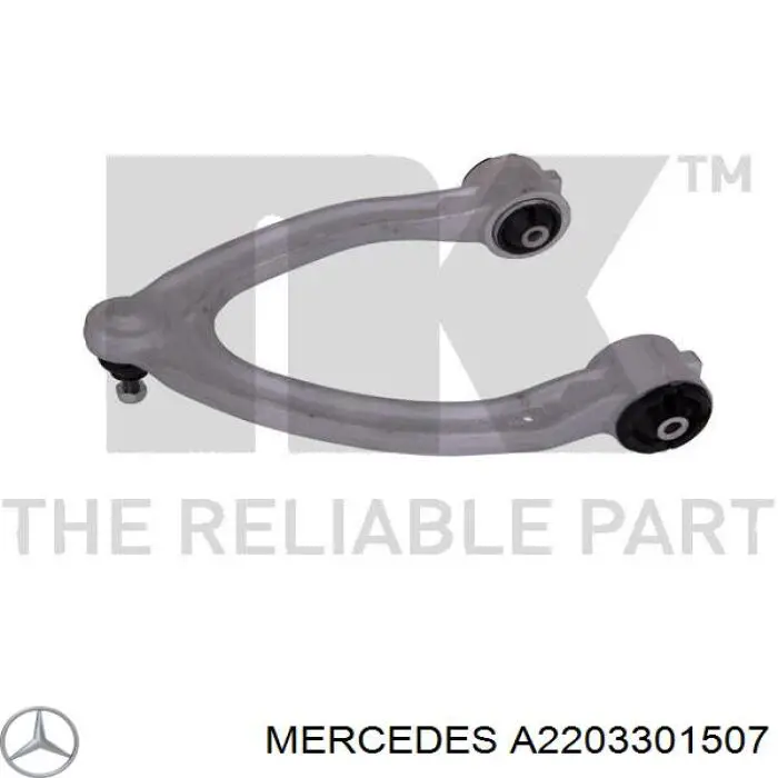 A2203301507 Mercedes barra oscilante, suspensión de ruedas delantera, superior derecha