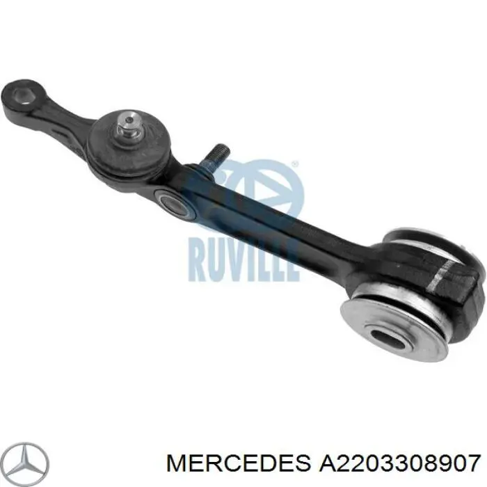 A2203308907 Mercedes barra oscilante, suspensión de ruedas delantera, inferior izquierda