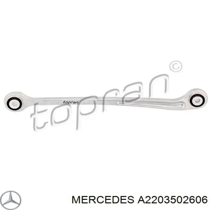 Comprar A2203502606 Mercedes Barra transversal de la suspensión trasera