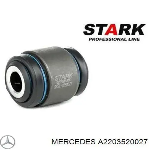 A2203520027 Mercedes silentblock de mangueta trasera