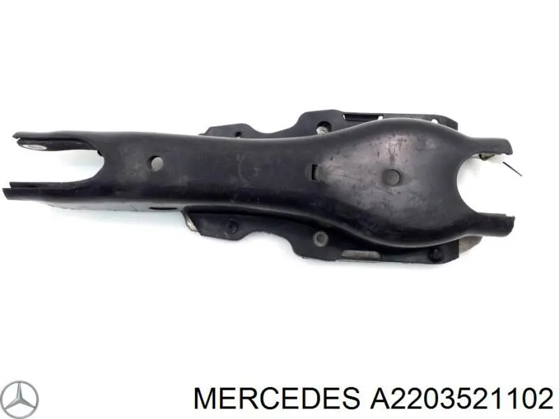 2203521102 Mercedes barra oscilante, suspensión de ruedas delantera, inferior derecha