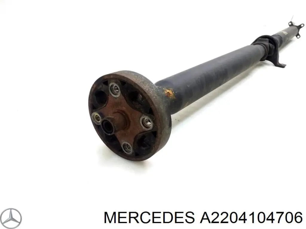 A2204104706 Mercedes árbol cardán trasero completo