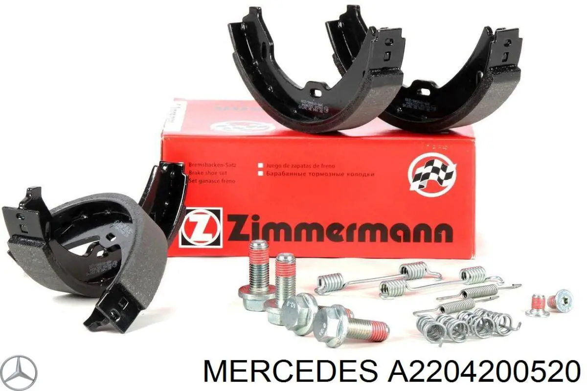 Zapatas de freno de mano Mercedes A2204200520 precio, desde 36,28 EUR