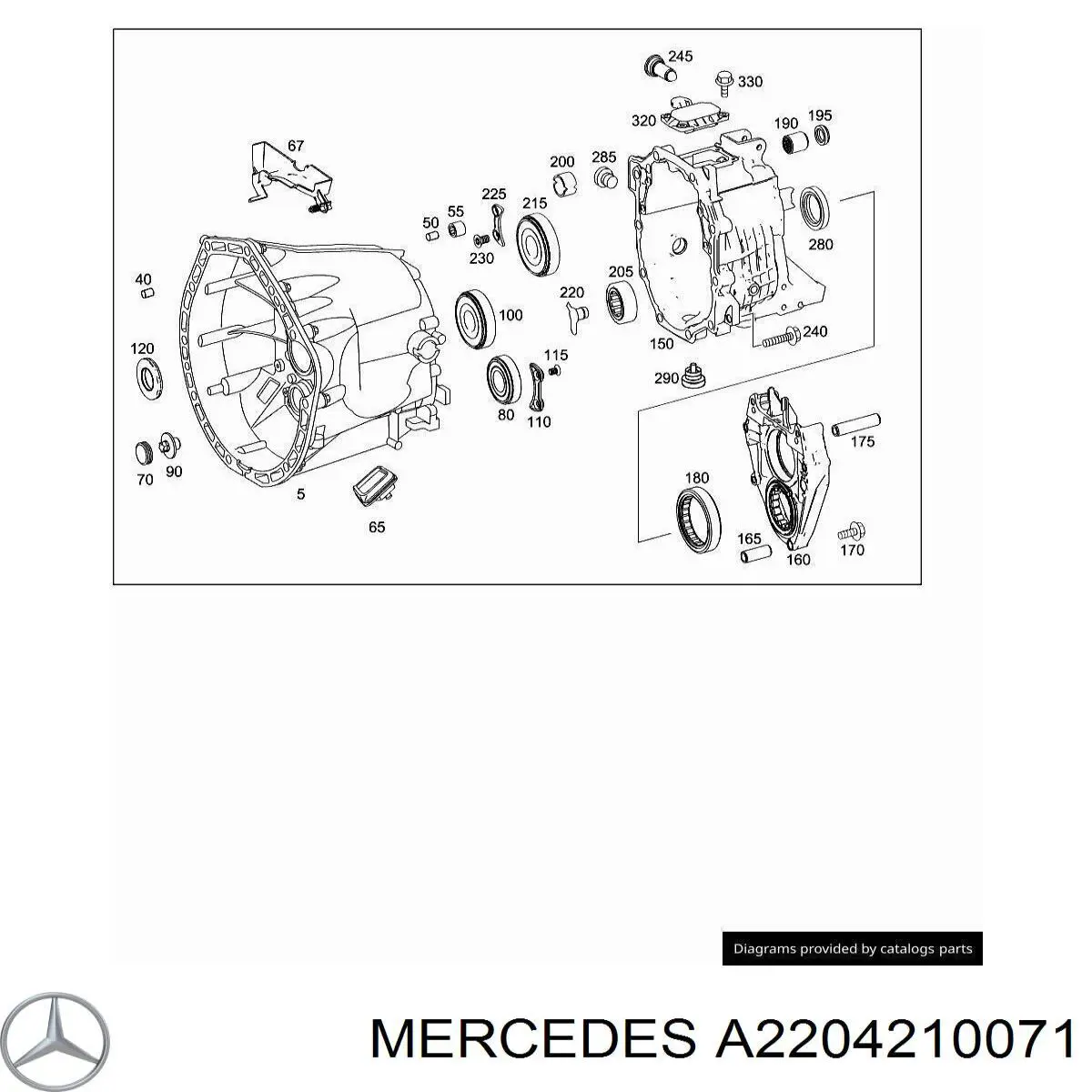  Mercedes A2204210071 precio, desde 7,59 EUR