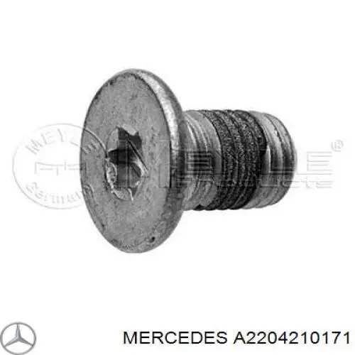 Tornillo de disco de freno Mercedes A2204210171 precio, desde 1,78 EUR