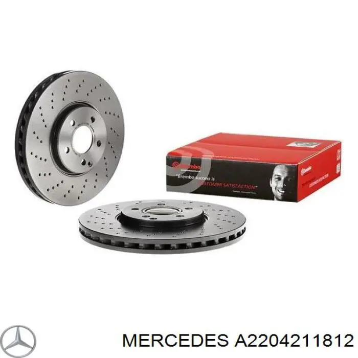 Frenos delanteros Mercedes A2204211812 precio, desde 94,70 EUR