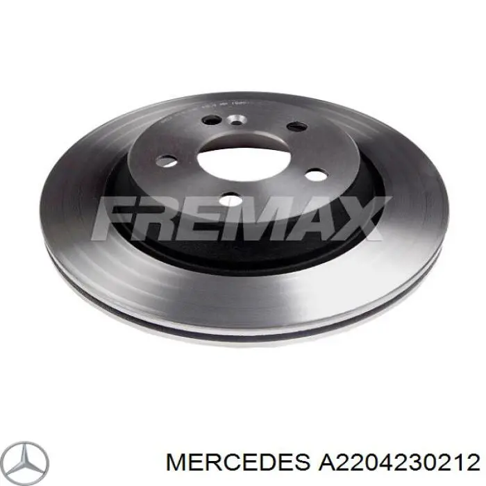 Frenos traseros Mercedes A2204230212