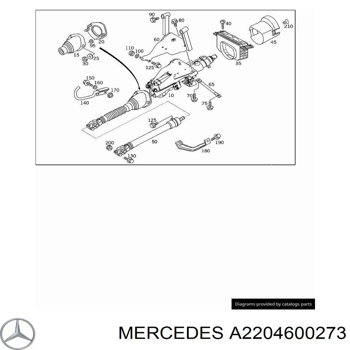  Mercedes A2204600273 precio, desde 56,80 EUR