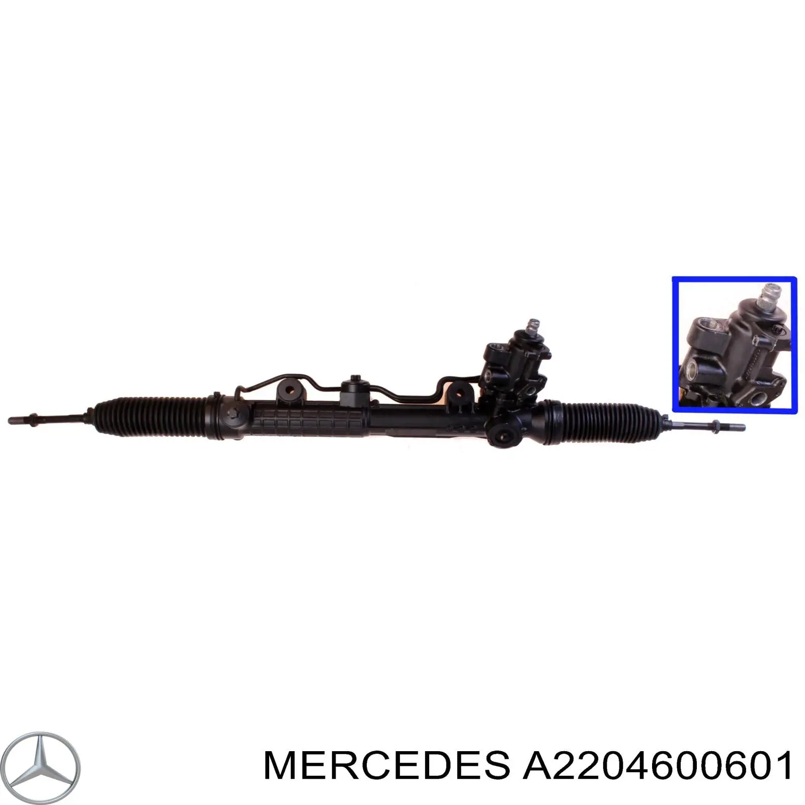 A2204600601 Mercedes cremallera de dirección