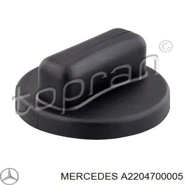 A2204700005 Mercedes tapa (tapón del depósito de combustible)