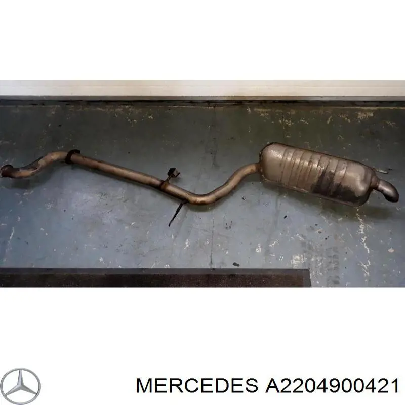 Silenciador trasero Mercedes A2204900421 precio, desde 185,86 EUR