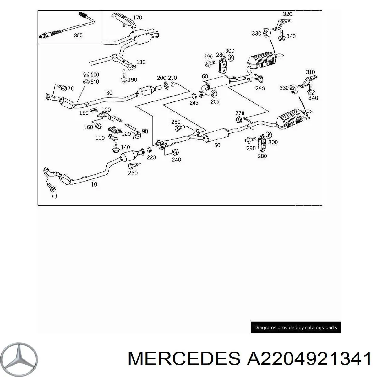 A2204921341 Mercedes 