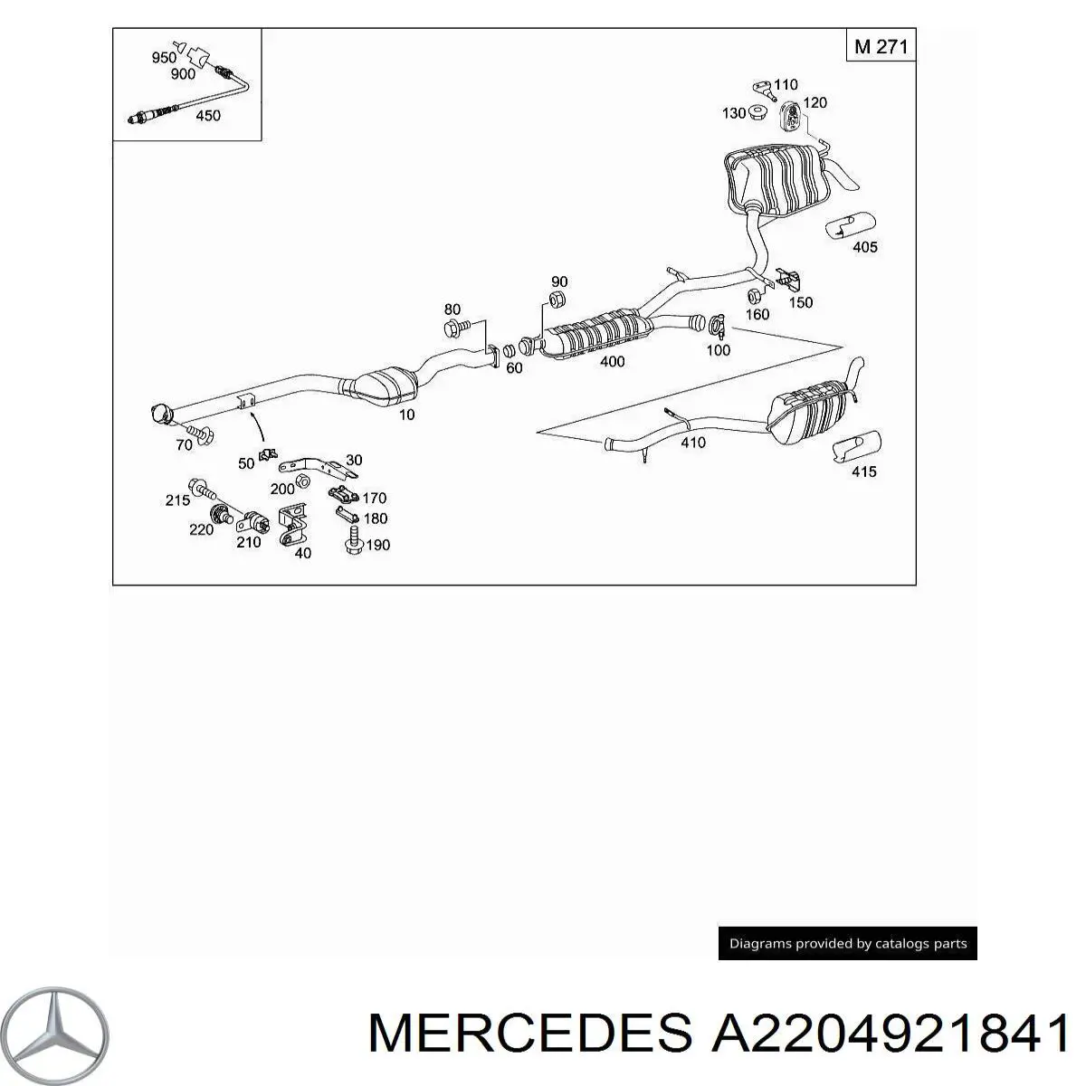  Mercedes A2204921841 precio, desde 15,56 EUR