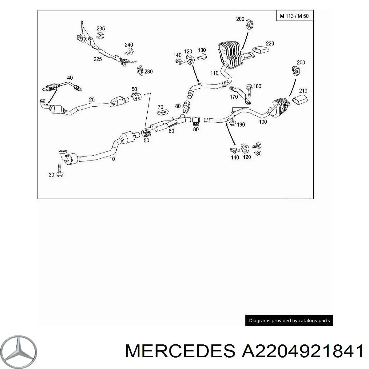 A2204921841 Mercedes 