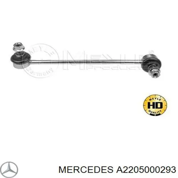 A2205000293 Mercedes difusor de radiador, ventilador de refrigeración, condensador del aire acondicionado, completo con motor y rodete