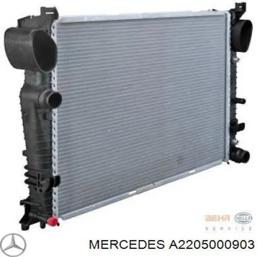 Água radiador Mercedes A2205000903 precio, desde 142,31 EUR