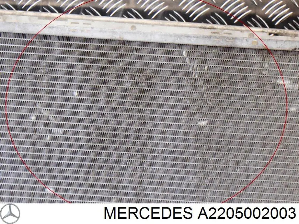 A2205002003 Mercedes radiador