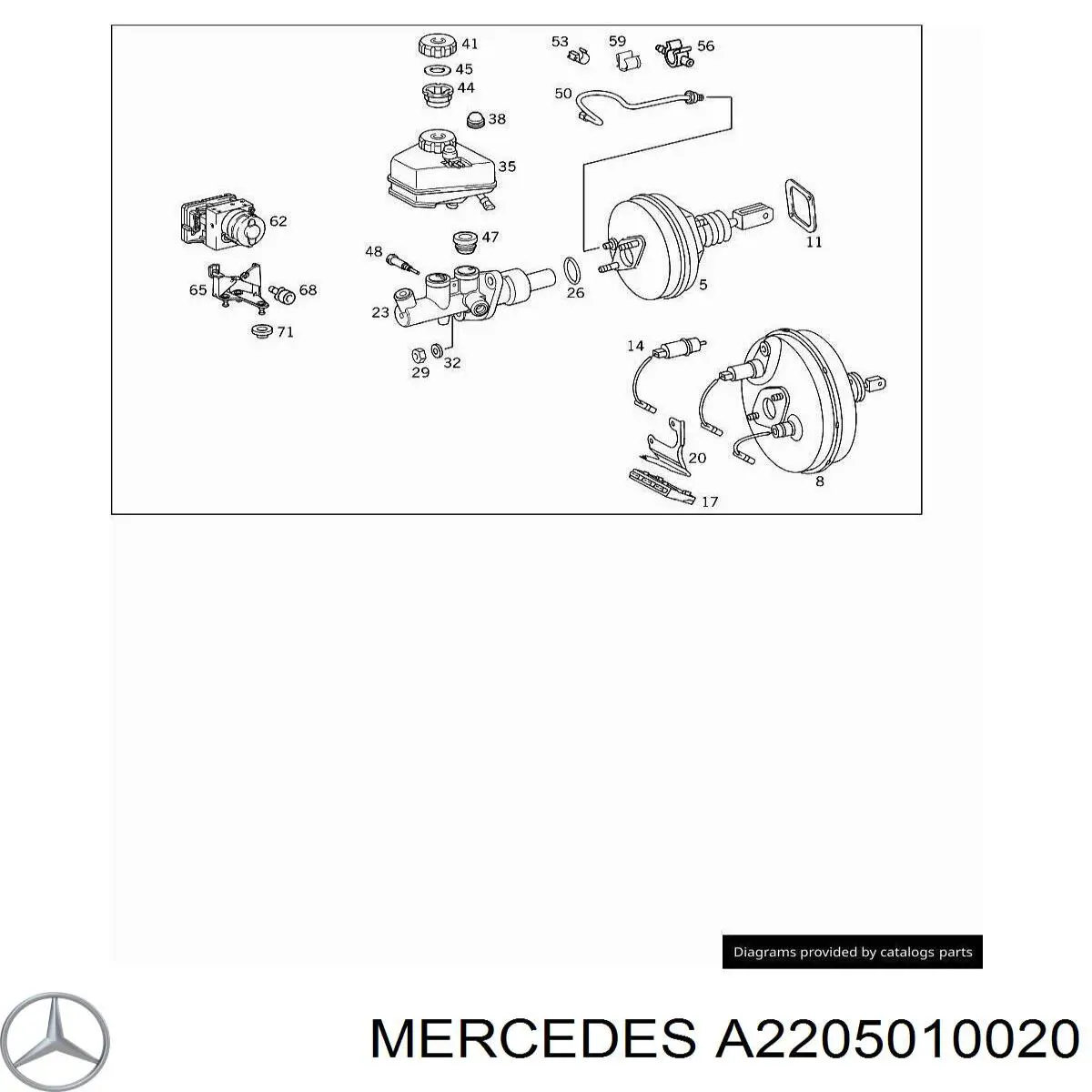 A2205010020 Mercedes 