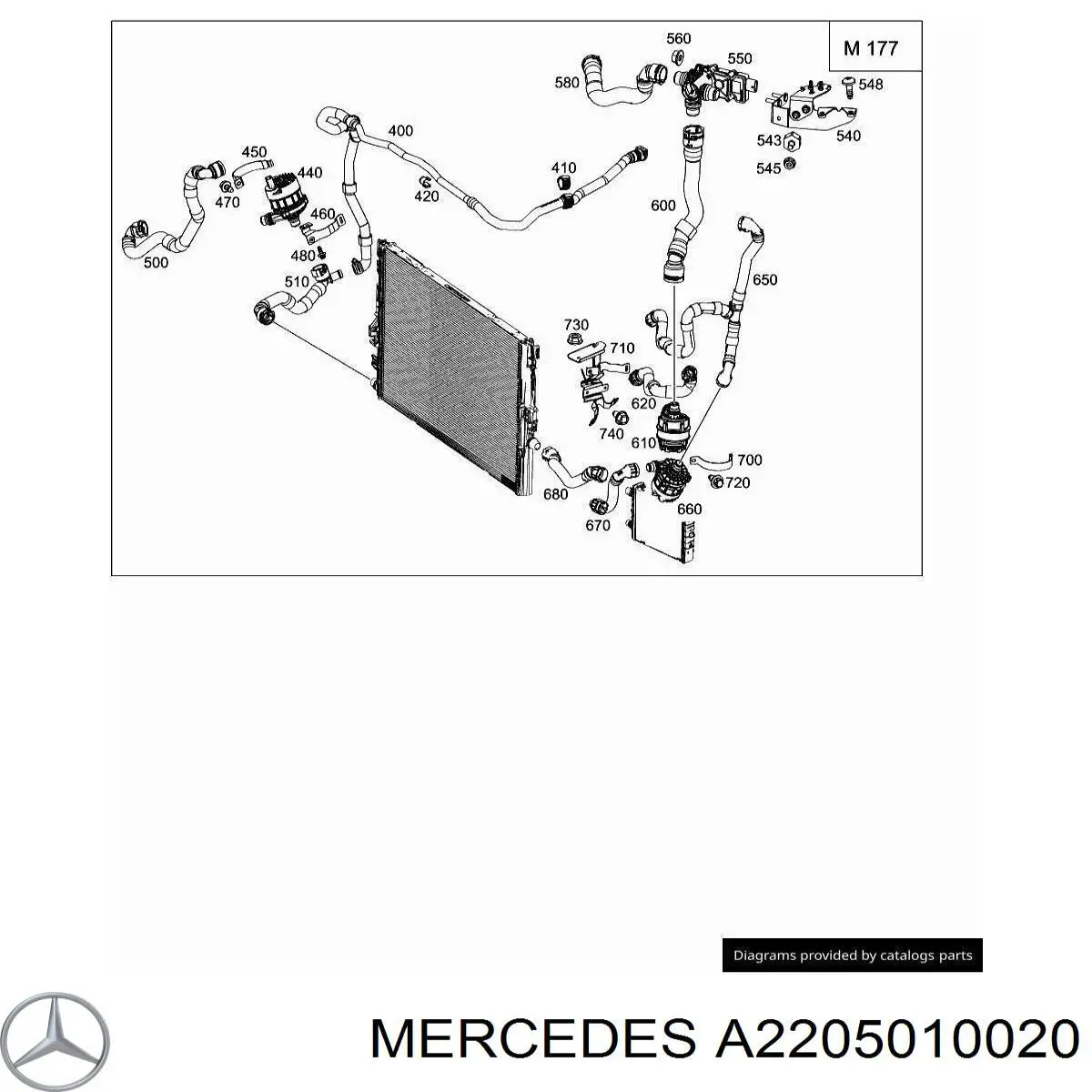  Mercedes A2205010020 precio, desde 3,64 EUR