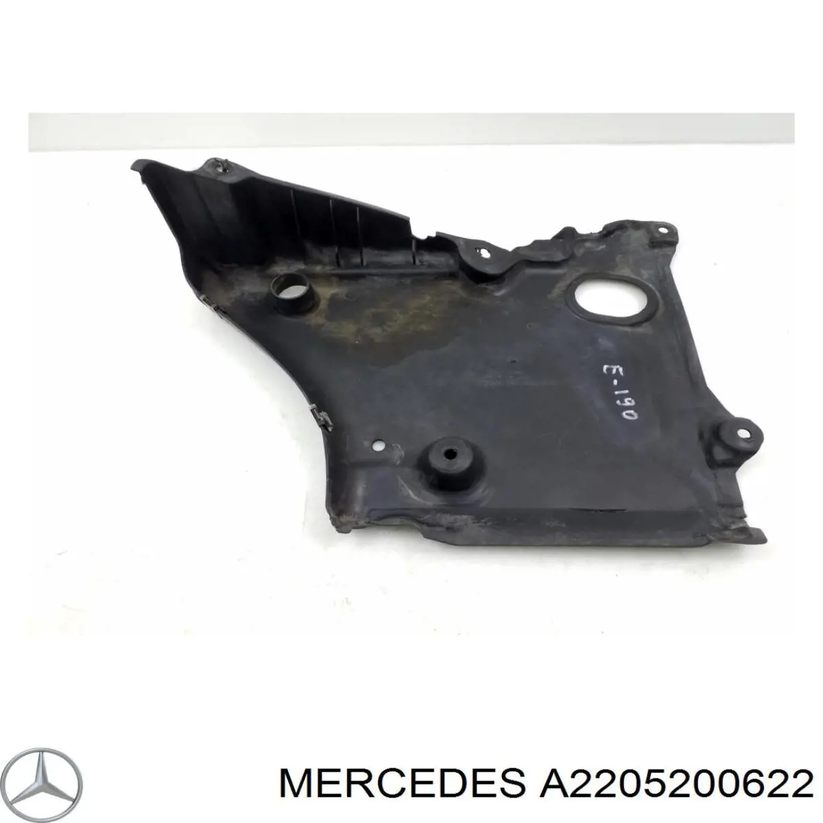 Protección trasera del motor Mercedes A2205200622 precio, desde 84,06 EUR