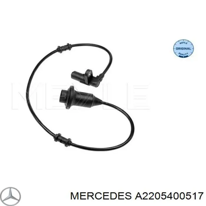 A2205400517 Mercedes sensor abs trasero derecho