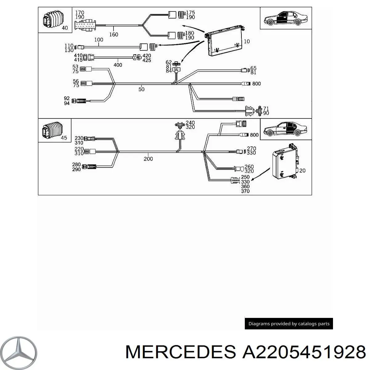 Mercedes A2205451928 precio, desde 14,22 EUR